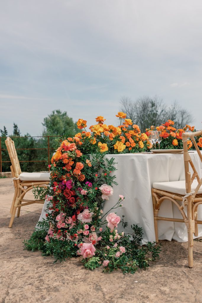 decoración floral para bodas en Mallorca